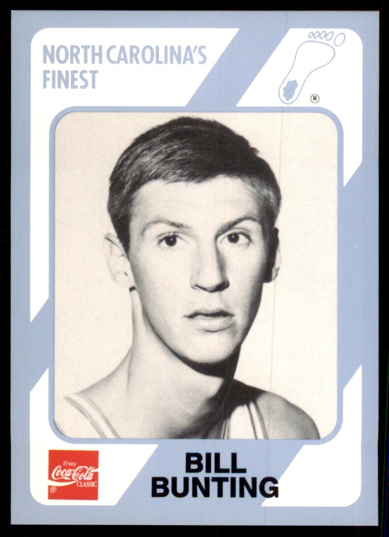 1989-90 Collegiate Collection Bill Bunting North Carolina Tar Heels #91