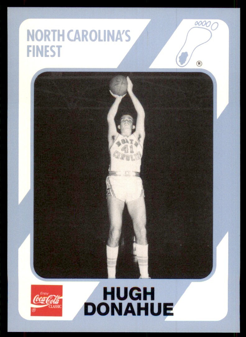 1989-90 Collegiate Collection Hugh Donahue North Carolina Tar Heels #176