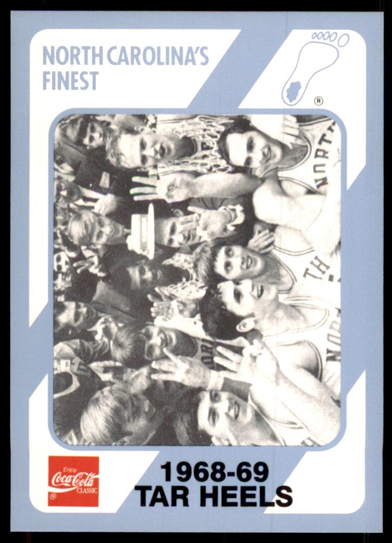 1989-90 Collegiate Collection 1968-69 Tar Heels North Carolina Tar Heels #177