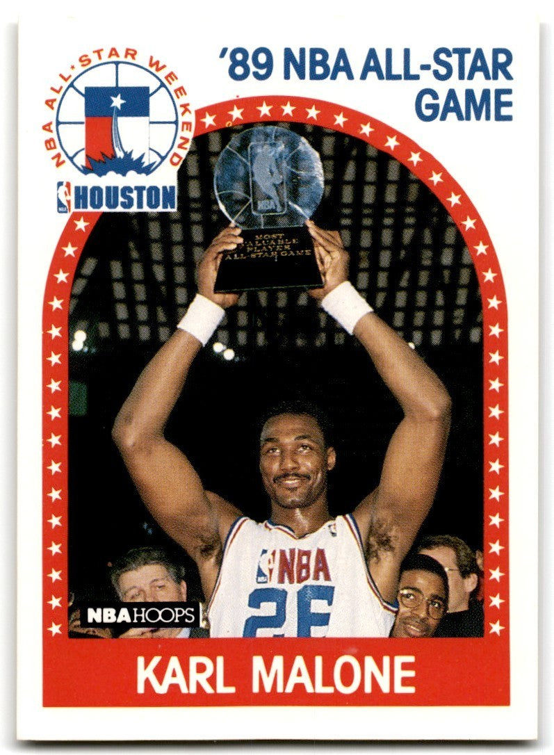 1989-90 NBA Hoops Karl Malone Basketball Cards #116