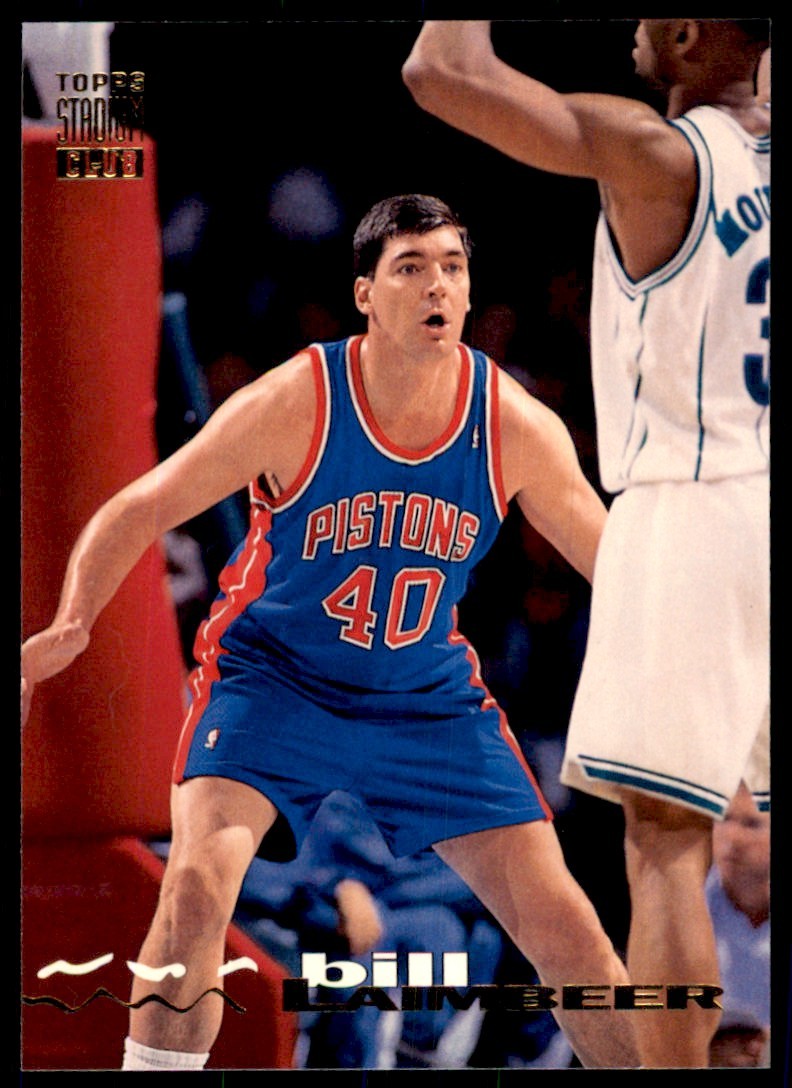 1993-94 Stadium Club Bill Laimbeer Detroit Pistons #131