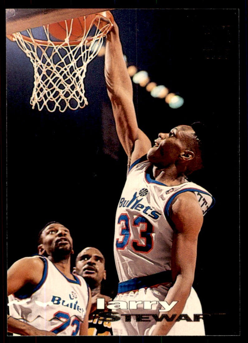 1993-94 Stadium Club Larry Stewart Washington Bullets #14