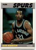 1987-88 Fleer Alvin Robertson Basketball Cards #93