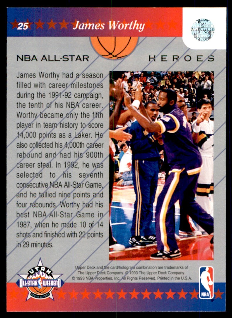1992-93 Upper Deck NBA All-Star Checklist AS, CL Cleveland Cavaliers #25