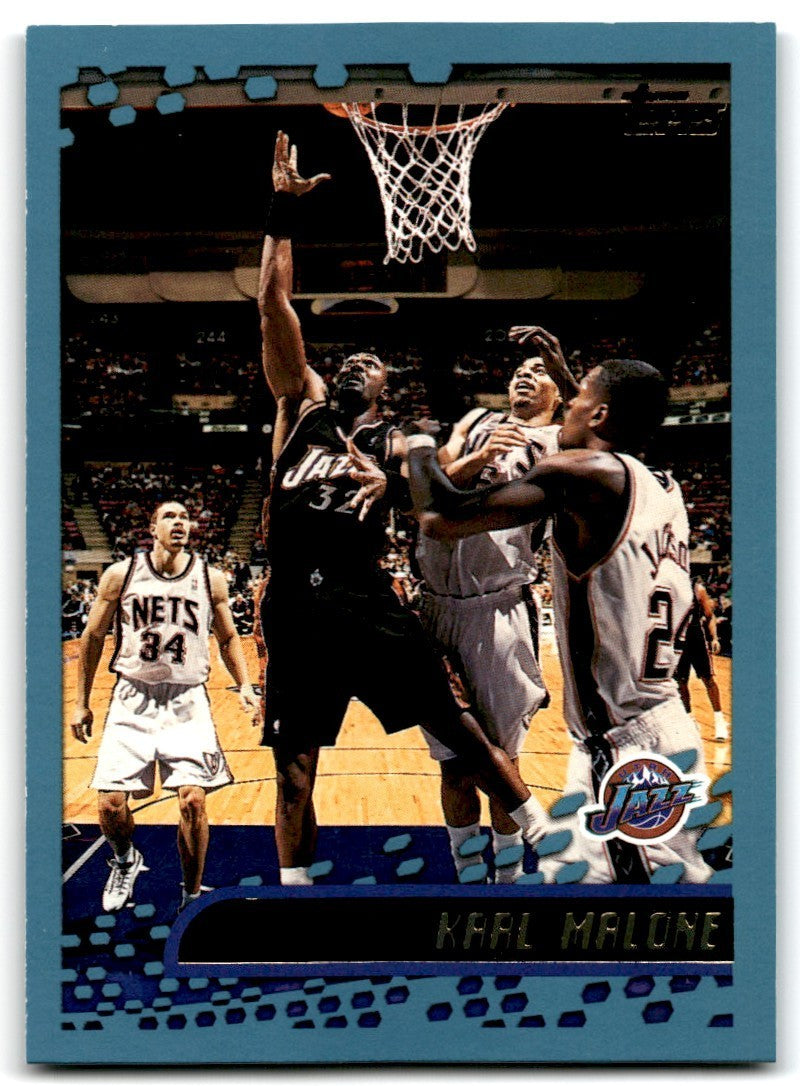 2001-02 Topps Karl Malone A Basketball Cards #120