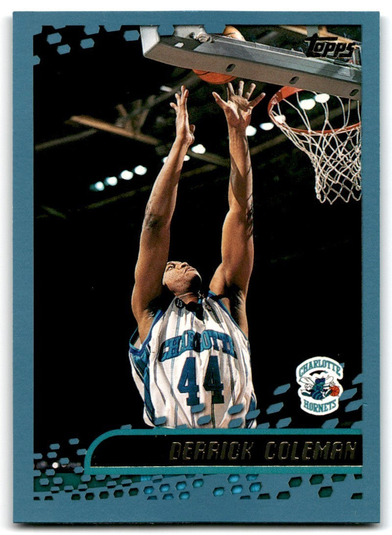 2001-02 Topps Derrick Coleman A Basketball Cards #62