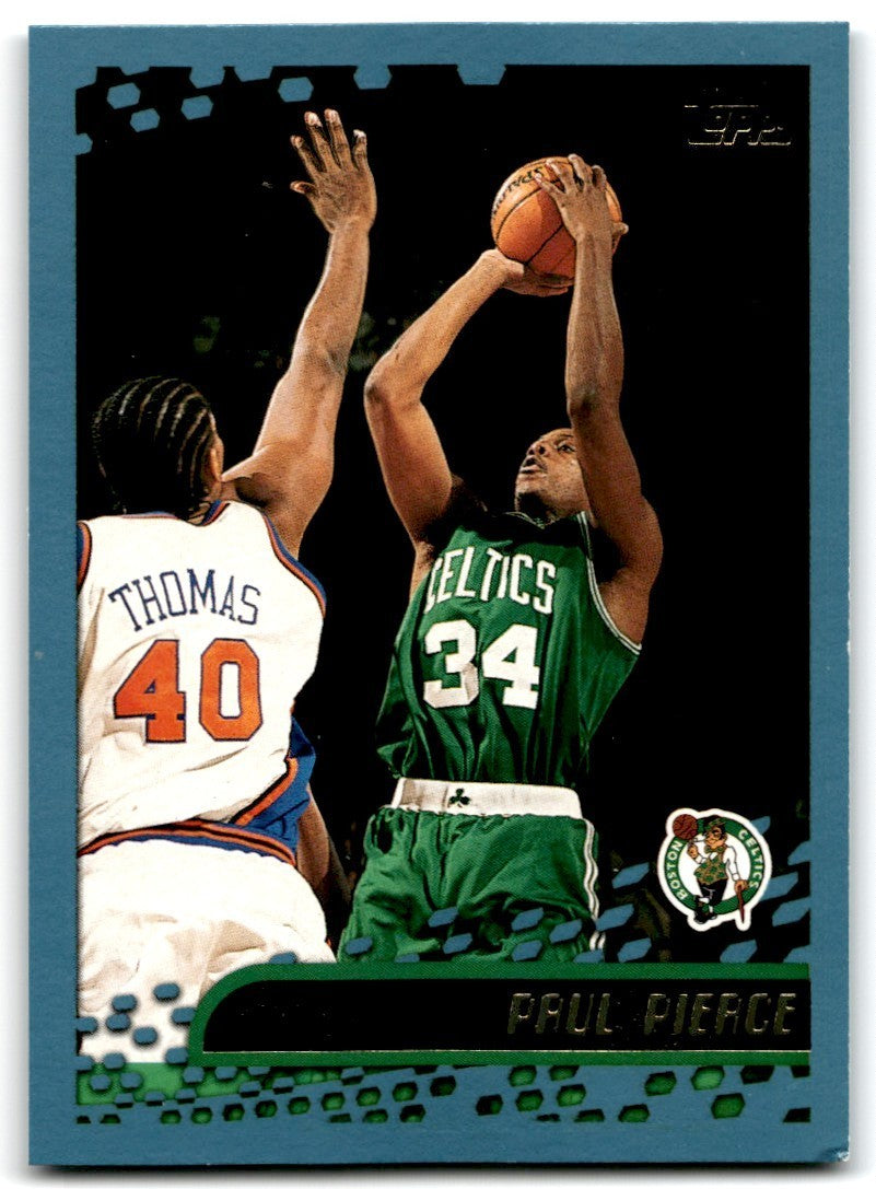 2001-02 Topps Paul Pierce A Basketball Cards #44