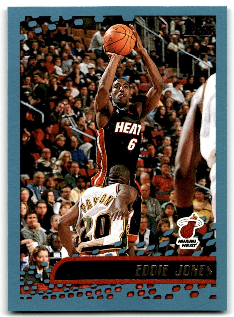 2001-02 Topps Eddie Jones A Basketball Cards #138