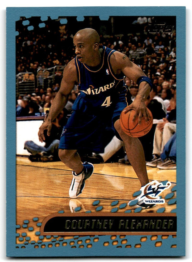2001-02 Topps Courtney Alexander Basketball Cards #212
