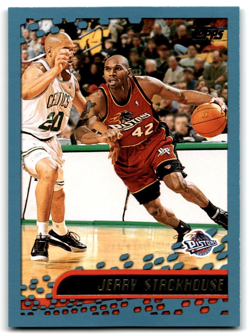 2001-02 Topps Jerry Stackhouse Basketball Cards #24