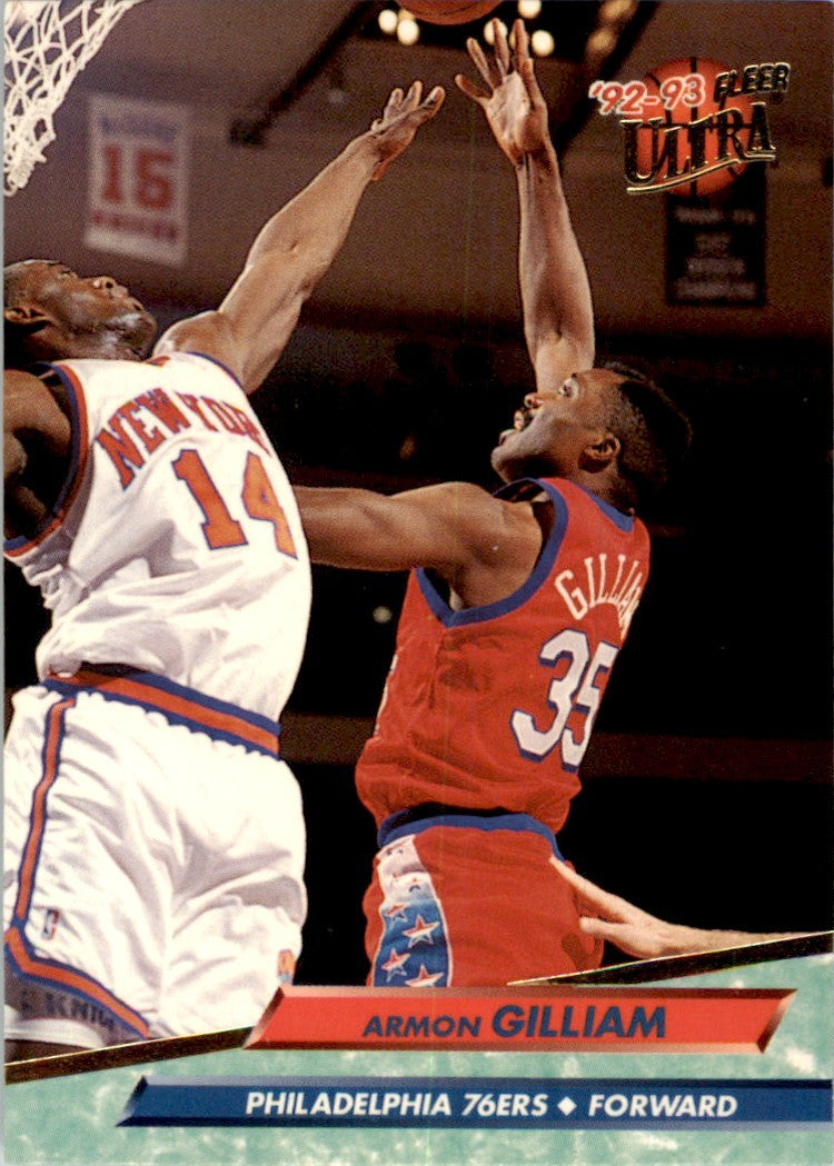 1992-93 Fleer Ultra Armon Gilliam Philadelphia 76ers #138