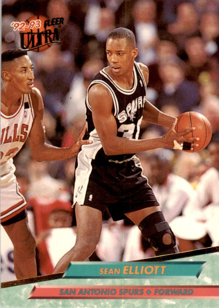 1992-93 Fleer Ultra Sean Elliott San Antonio Spurs #165