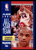 1991-92 Fleer Charles Barkley Basketball Cards #213