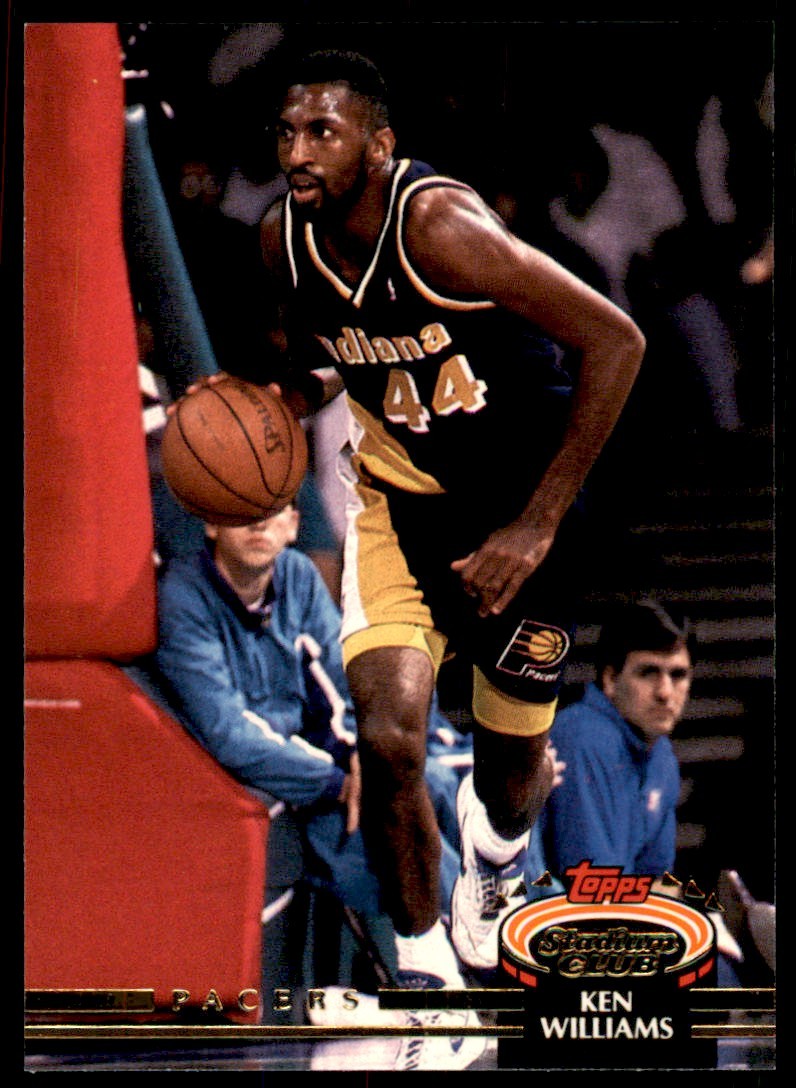 1992-93 Stadium Club Ken Williams Indiana Pacers #296
