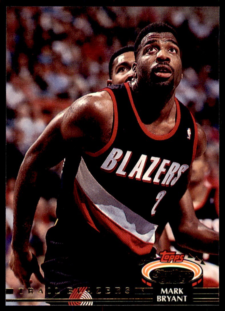 1992-93 Stadium Club Mark Bryant Portland Trail Blazers #222