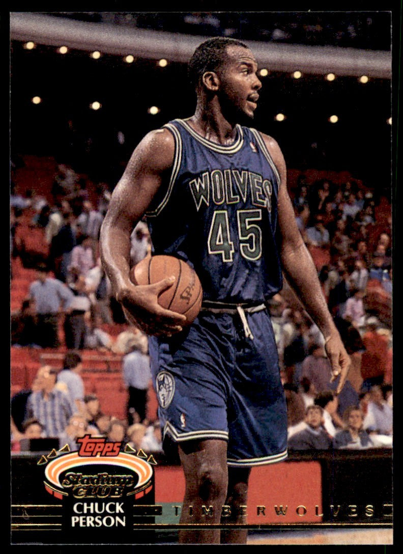 1992-93 Stadium Club Chuck Person Minnesota Timberwolves #364