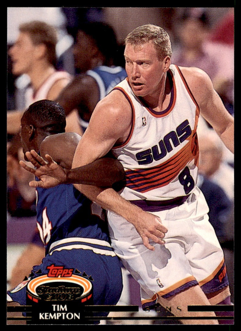 1992-93 Stadium Club Tim Kempton Phoenix Suns #373