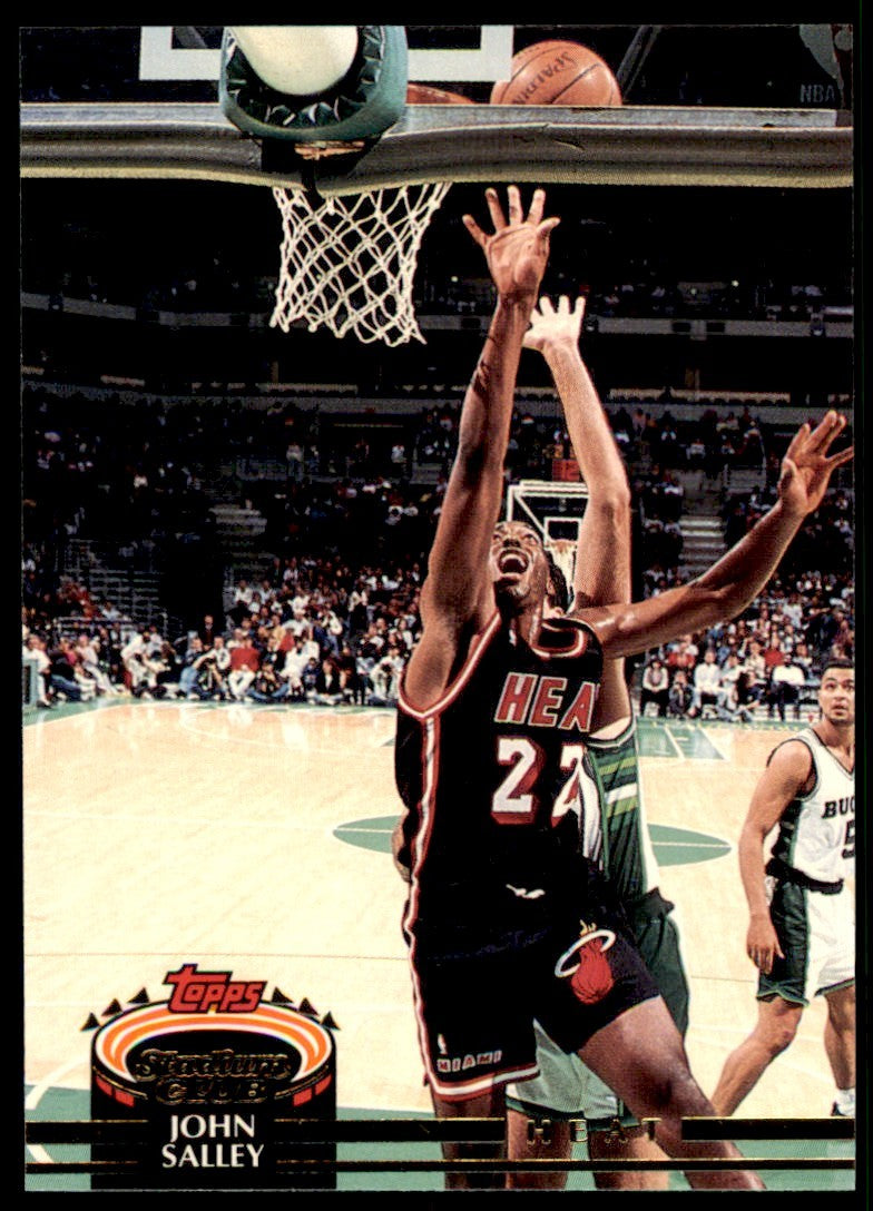 1992-93 Stadium Club John Salley Miami Heat #375