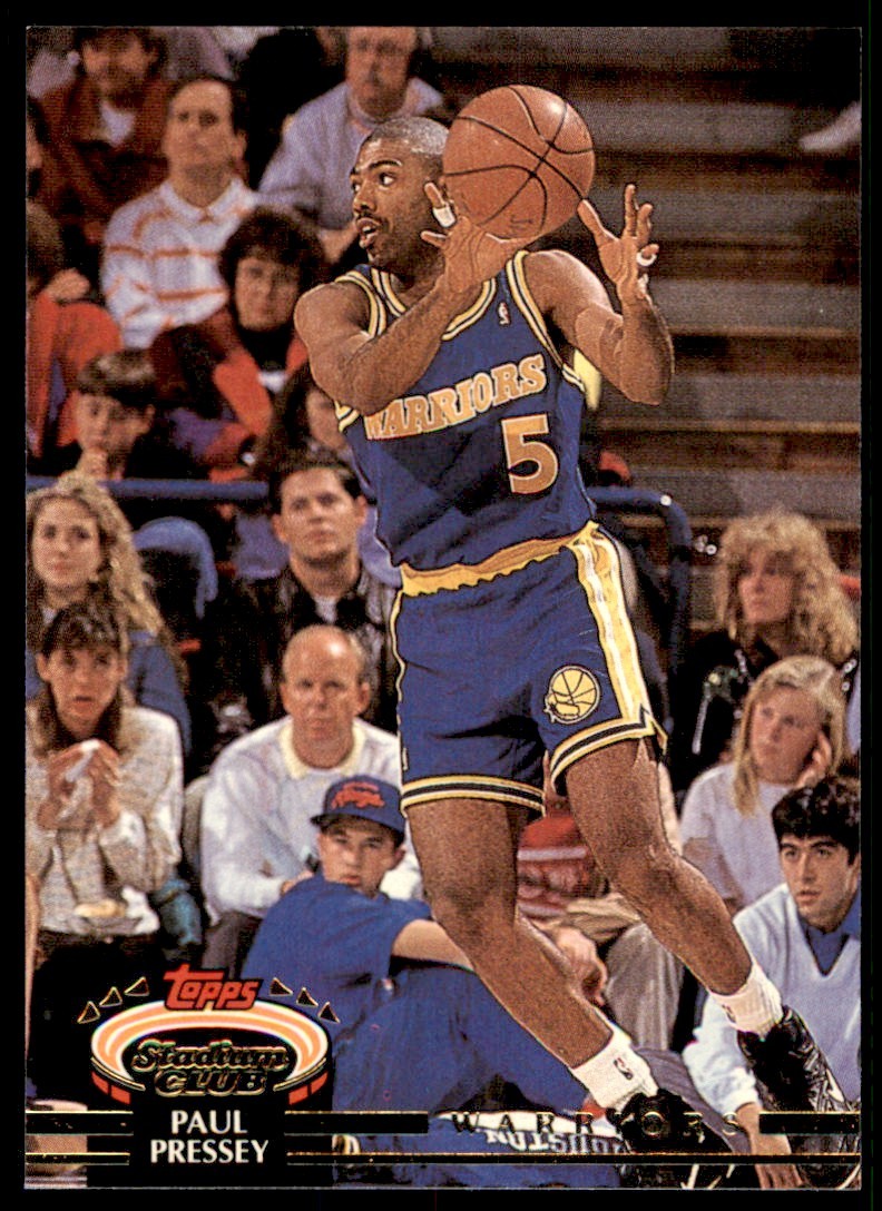 1992-93 Stadium Club Paul Pressey Golden State Warriors #326