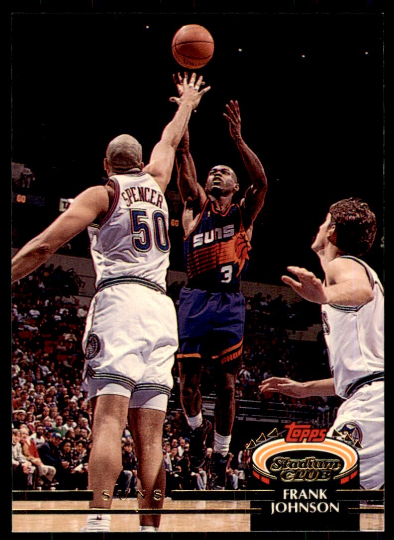 1992-93 Stadium Club Frank Johnson Basketball Cards #332