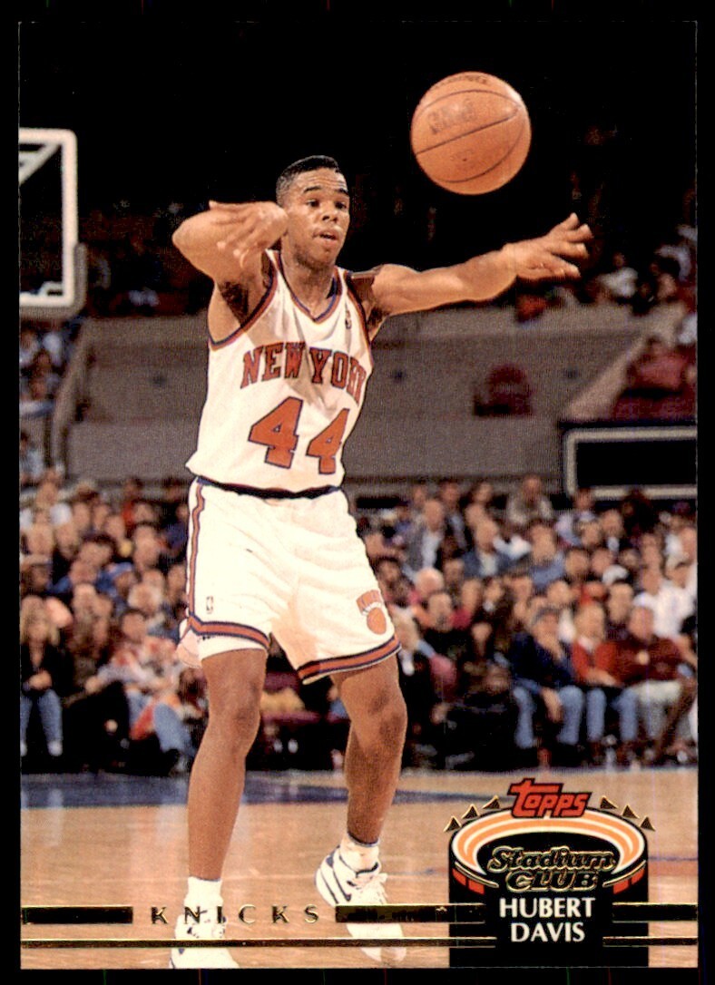 1992-93 Stadium Club Hubert Davis Basketball Cards #333