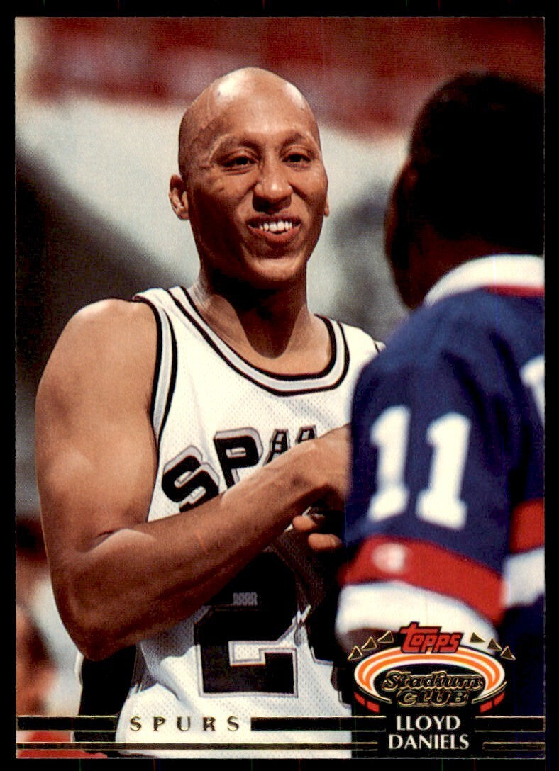 1992-93 Stadium Club Lloyd Daniels Basketball Cards #334
