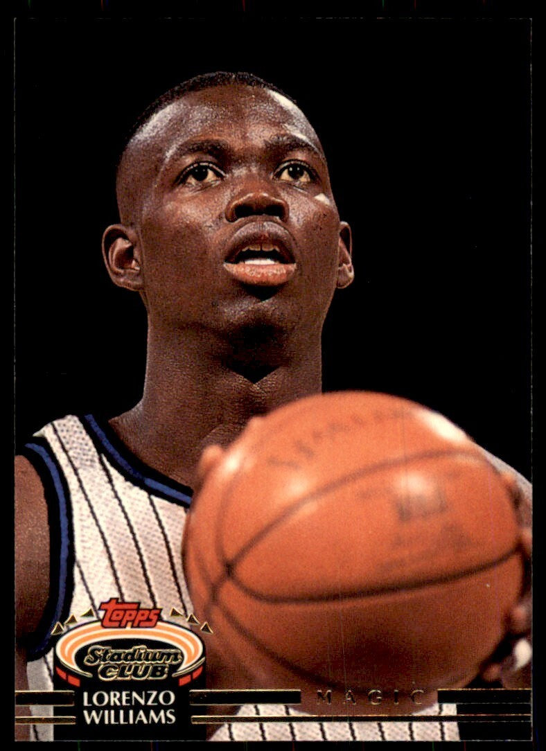 1992-93 Stadium Club Lorenzo Williams Basketball Cards #339