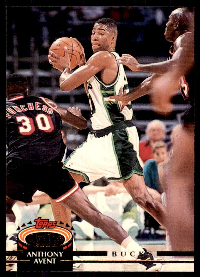 1992-93 Stadium Club Anthony Avent Basketball Cards #352