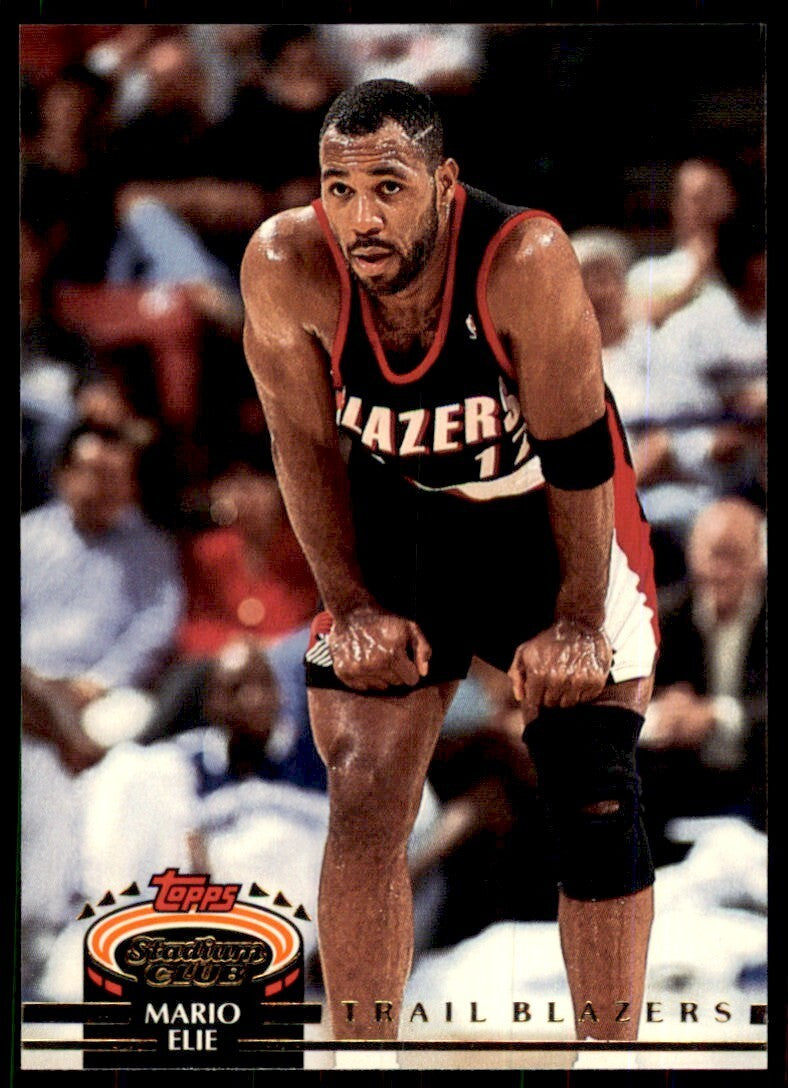 1992-93 Stadium Club Mario Elie Basketball Cards #376