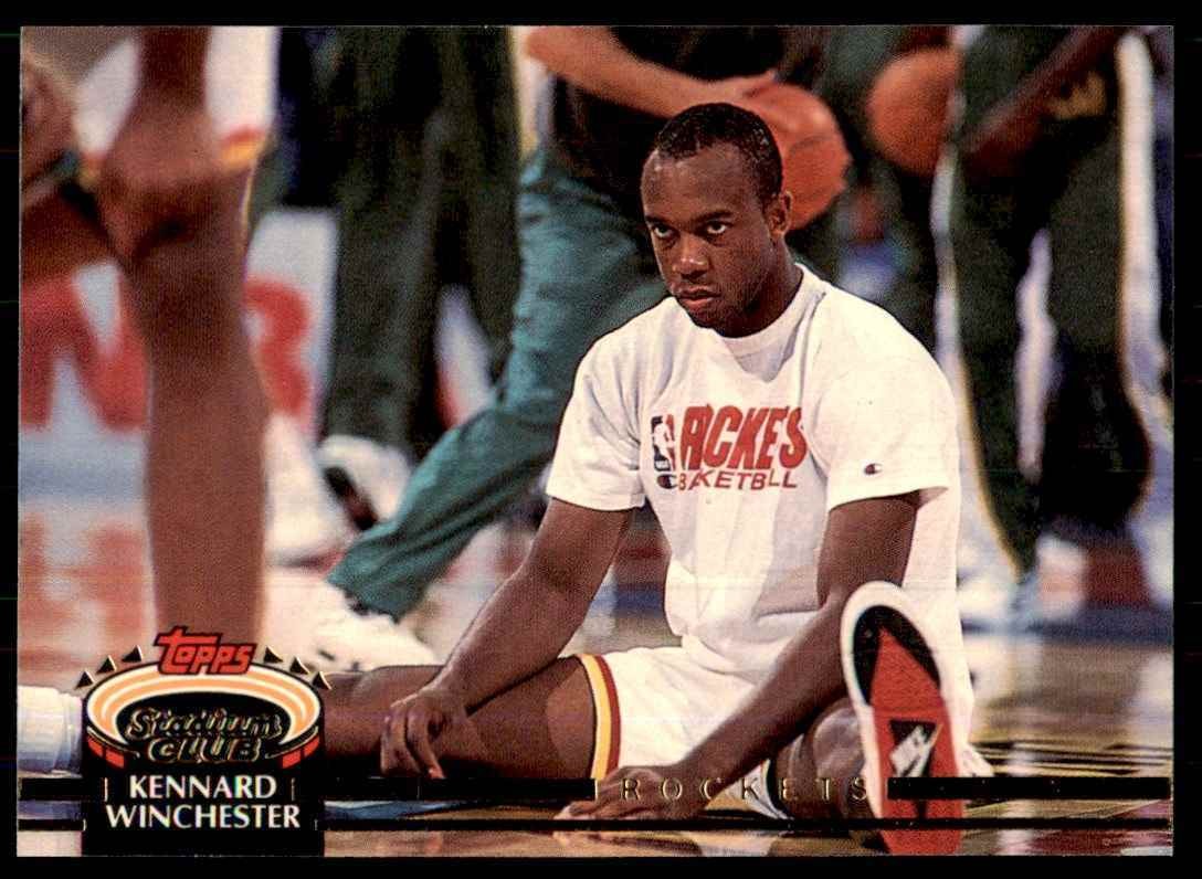 1992-93 Stadium Club Kennard Winchester Basketball Cards #381