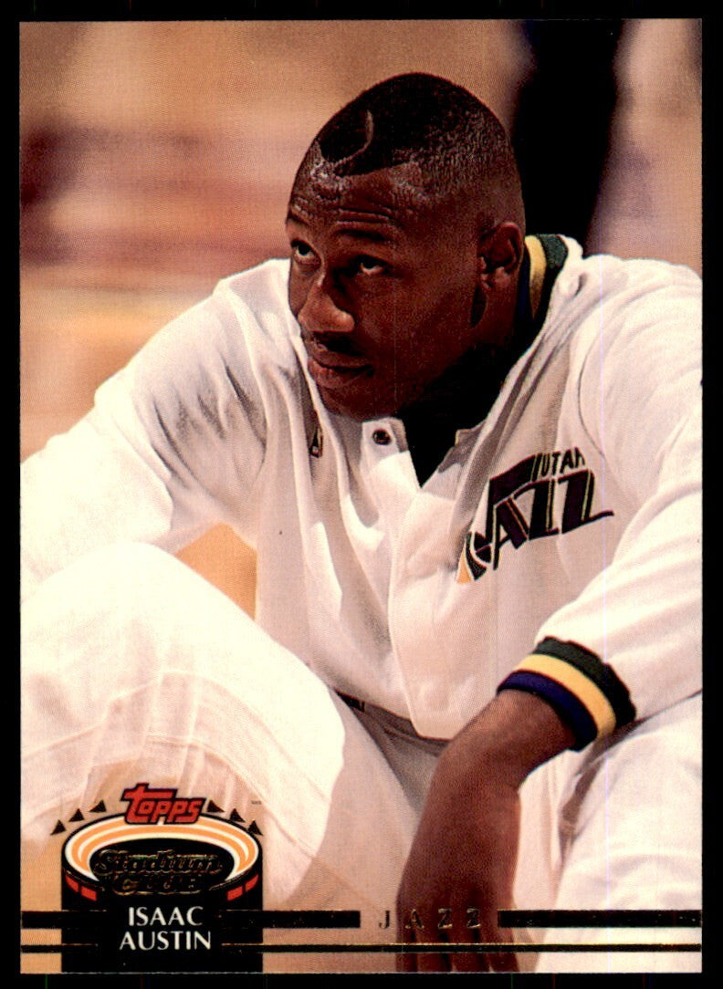 1992-93 Stadium Club Isaac Austin Basketball Cards #383