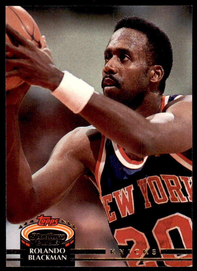 1992-93 Stadium Club Rolando Blackman New York Knicks #226