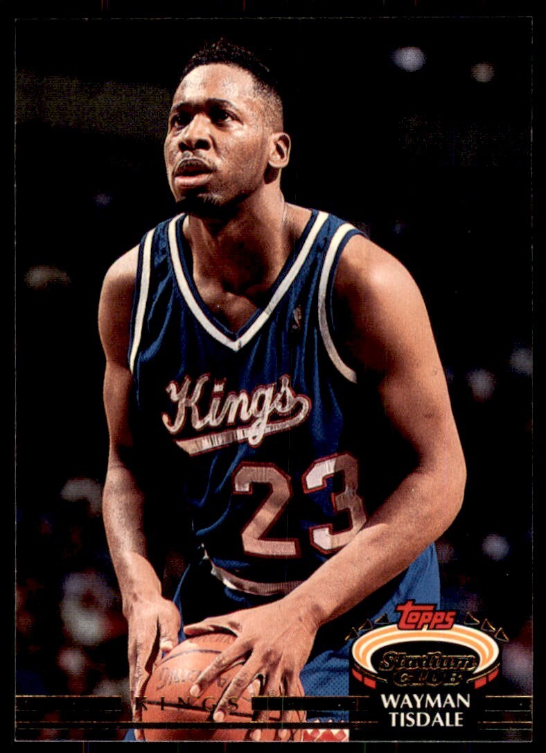 1992-93 Stadium Club Wayman Tisdale Basketball Cards #242