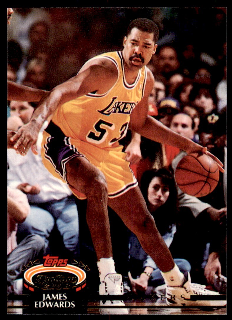 1992-93 Stadium Club James Edwards Los Angeles Lakers #227