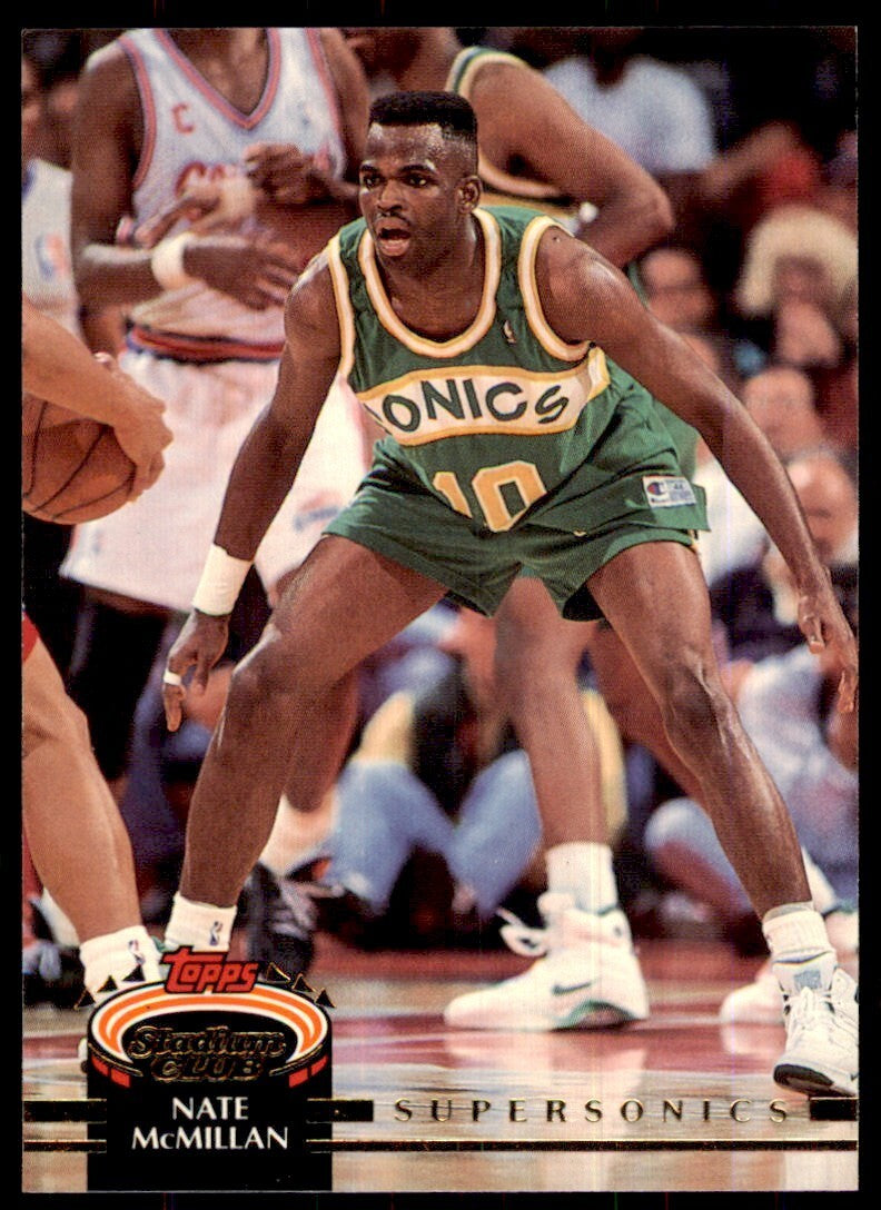 1992-93 Stadium Club Nate McMillan Basketball Cards #246