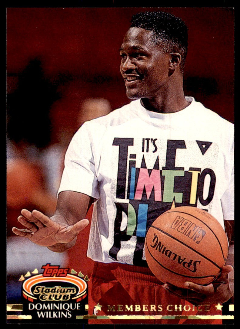 1992-93 Stadium Club Dominique Wilkins Atlanta Hawks #208