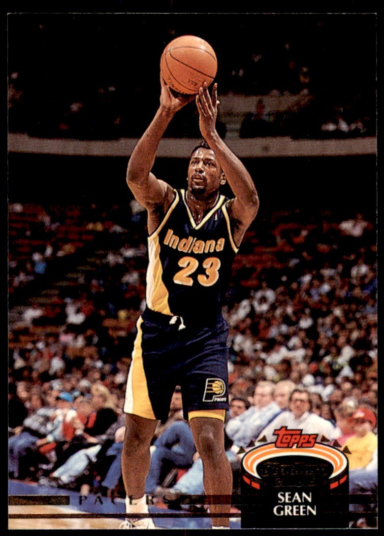 1992-93 Stadium Club Sean Green Indiana Pacers #228