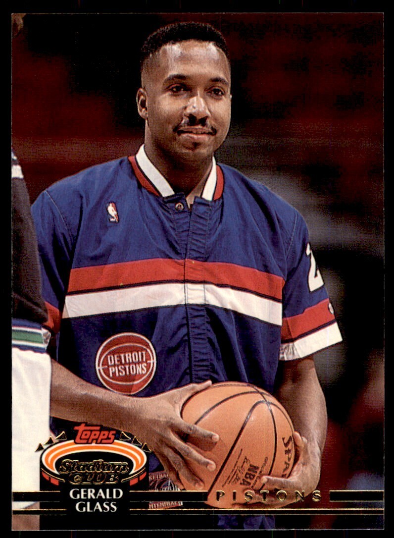 1992-93 Stadium Club Gerald Glass Basketball Cards #267