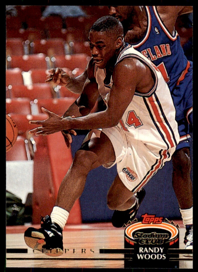 1992-93 Stadium Club Randy Woods Basketball Cards #272
