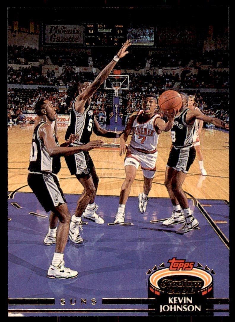 1992-93 Stadium Club Kevin Johnson Basketball Cards #216