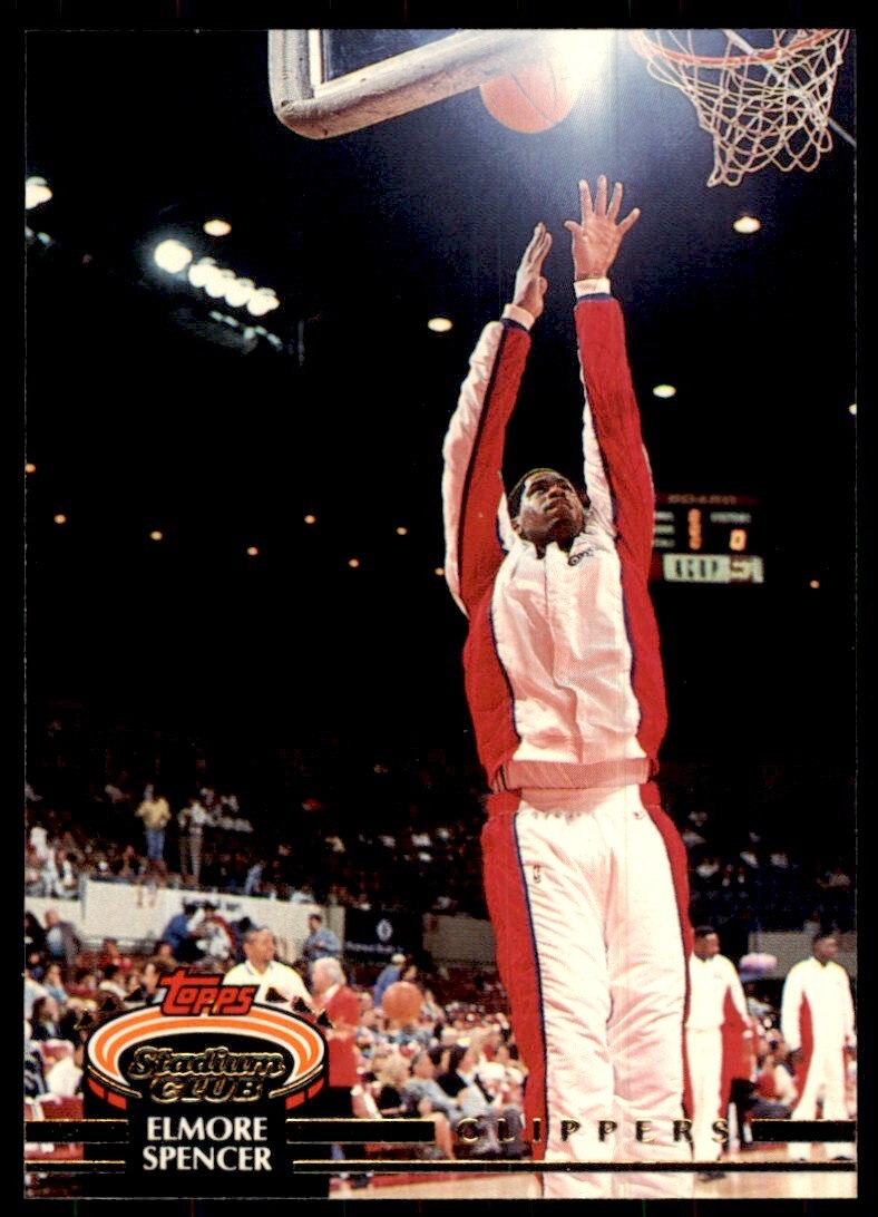 1992-93 Stadium Club Elmore Spencer Basketball Cards #279