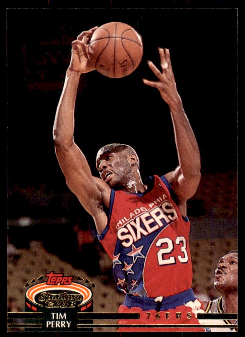 1992-93 Stadium Club Tim Perry Basketball Cards #219