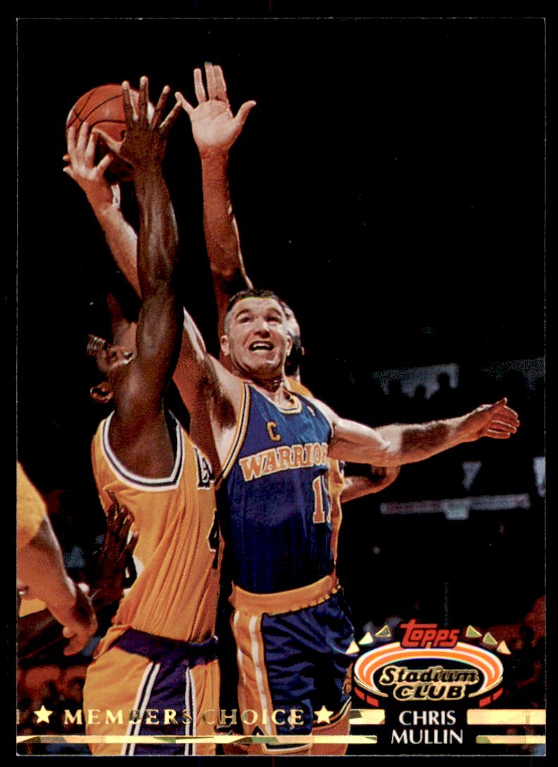 1992-93 Stadium Club Chris Mullin Golden State Warriors #202