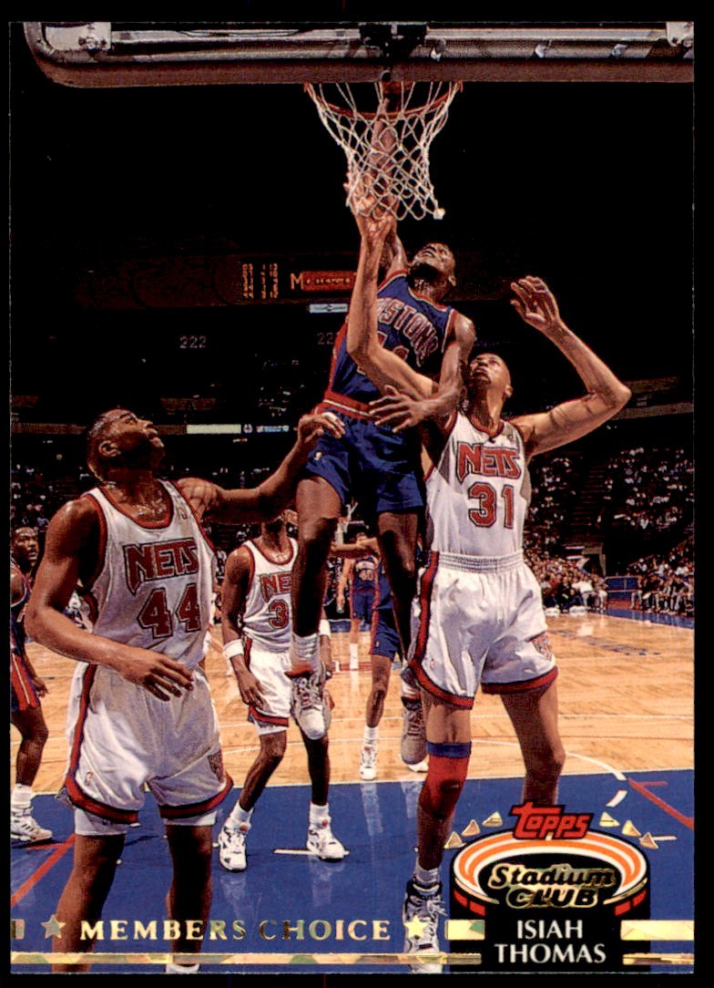 1992-93 Stadium Club Isiah Thomas Detroit Pistons #204
