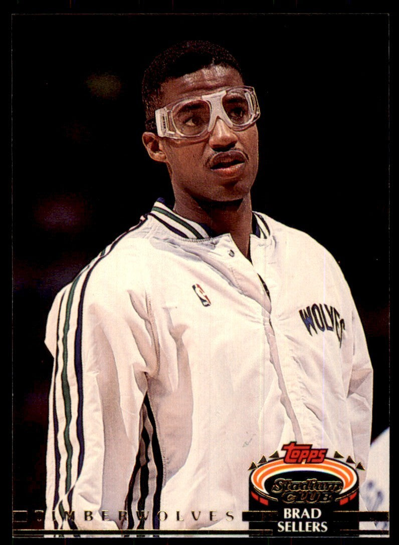 1992-93 Stadium Club Brad Sellers Basketball Cards #306