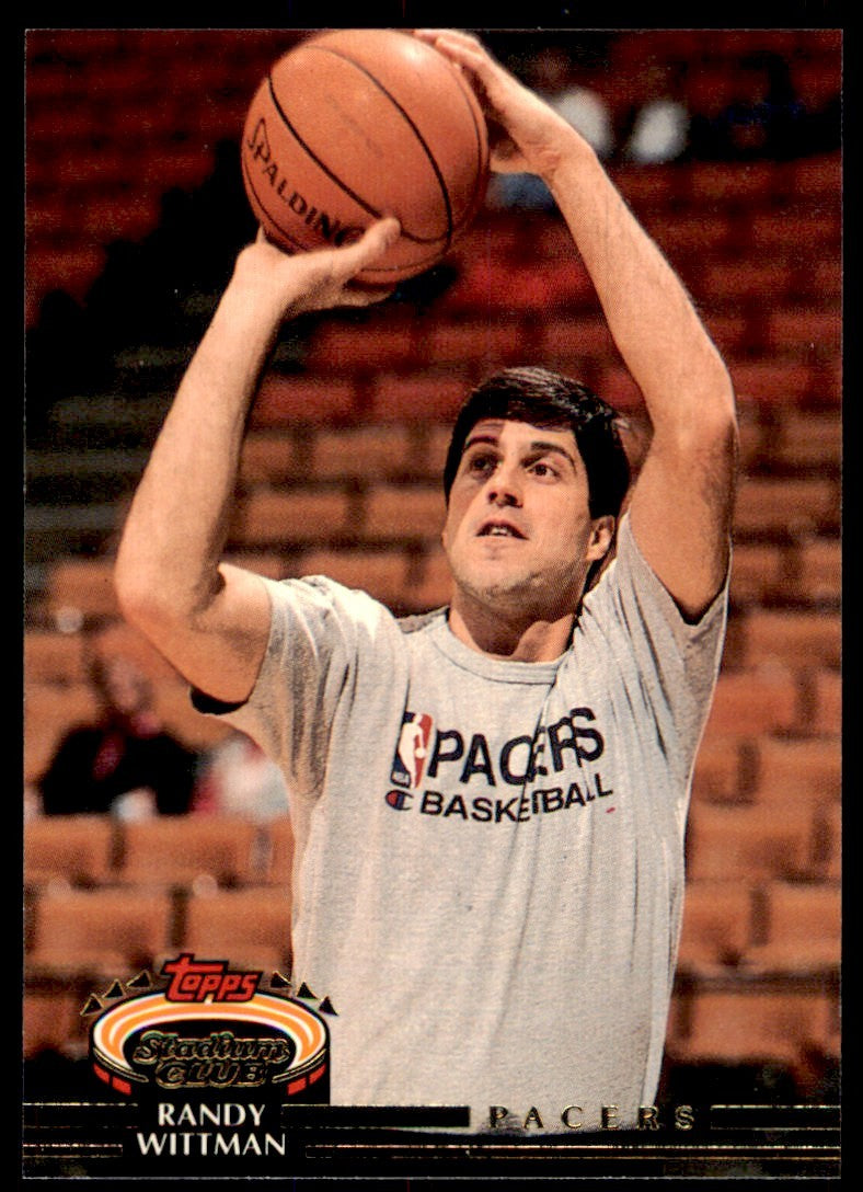 1992-93 Stadium Club Randy Wittman Indiana Pacers #129