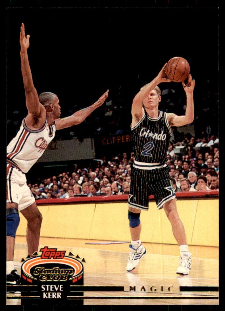 1992-93 Stadium Club Steve Kerr Basketball Cards #393