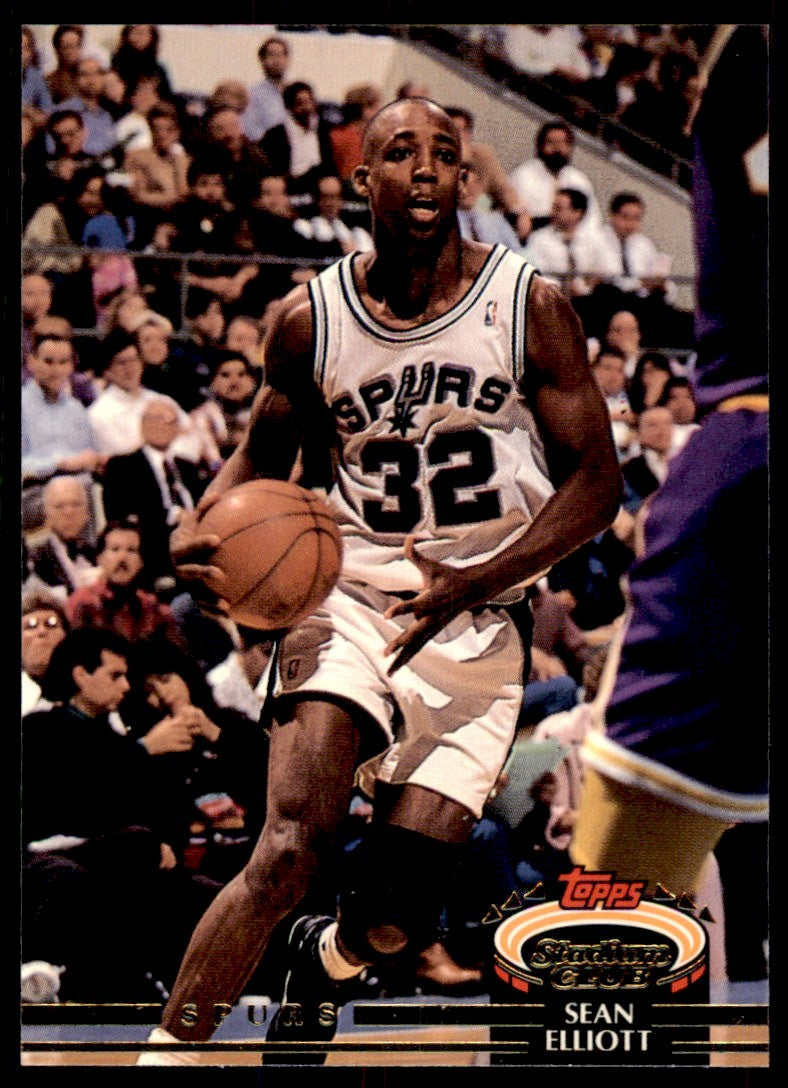 1992-93 Stadium Club Sean Elliott San Antonio Spurs #65