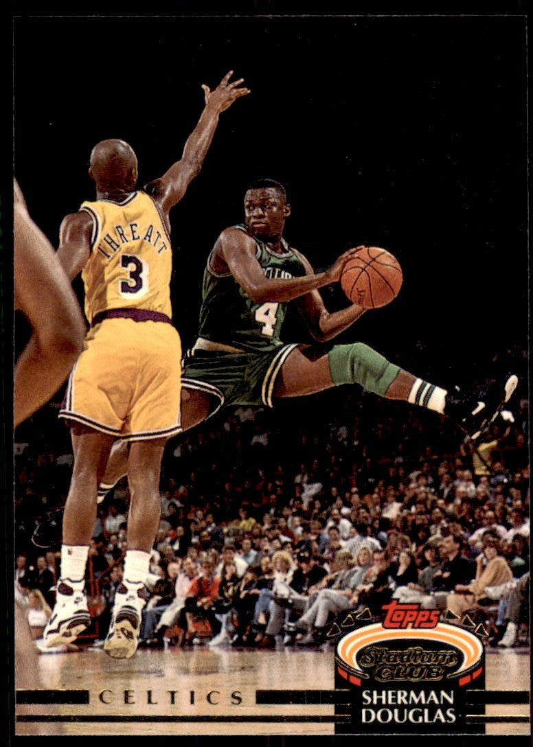 1992-93 Stadium Club Sherman Douglas Boston Celtics #19