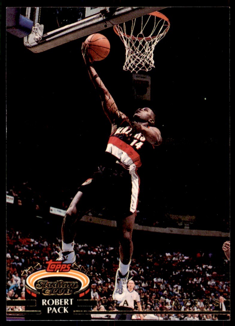 1992-93 Stadium Club Robert Pack Portland Trail Blazers #38